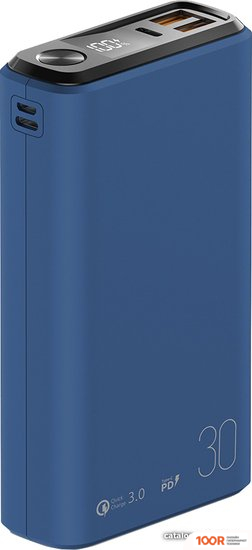 Внешний аккумулятор Olmio QS-30 30000MAH (ТЕМНО-СИНИЙ) (230016)