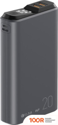 Внешний аккумулятор Olmio QS-20 20000MAH (ТЕМНО-СЕРЫЙ) (230013)