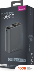 Внешний аккумулятор Olmio QS-10 10000MAH (ТЕМНО-СЕРЫЙ) (230009)