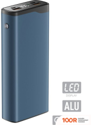 Внешний аккумулятор Olmio QL-20 20000MAH (ГОЛУБОЙ) (229994)