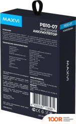 Внешний аккумулятор Maxvi PB10-07 (ЧЕРНЫЙ) (229939)
