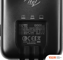Внешний аккумулятор Itel SUPER SLIM STAR100C 10000MAH (ЧЕРНЫЙ) (229913)