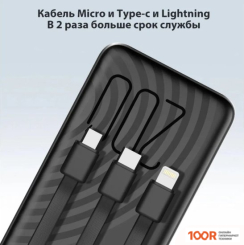 Внешний аккумулятор Itel STAR 200С 20000MAH (ЧЕРНЫЙ) (229911)