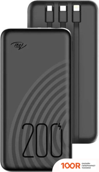 Внешний аккумулятор Itel STAR 200С 20000MAH (ЧЕРНЫЙ) (229911)