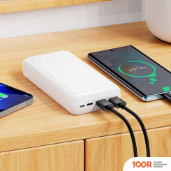 Внешний аккумулятор Hoco J123A 20000MAH (БЕЛЫЙ) (229713)