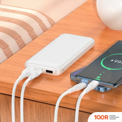 Внешний аккумулятор Hoco J111 10000MAH (БЕЛЫЙ) (229705)
