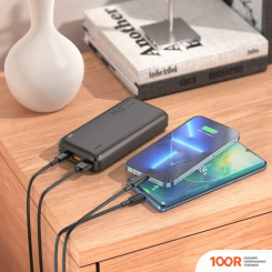 Внешний аккумулятор Hoco J101A 20000MAH (ЧЕРНЫЙ) (229694)