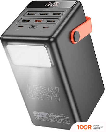 Внешний аккумулятор Hoco DB03 MAX 100000MAH (ЧЕРНЫЙ) (229683)