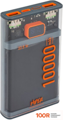 Внешний аккумулятор Hiper CORE X 10000MAH (ПРОЗРАЧНЫЙ) (229607)