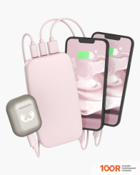 Внешний аккумулятор Fresh'n Rebel POWER BANK 18000MAH PD (SMOKEY PINK) (229577)