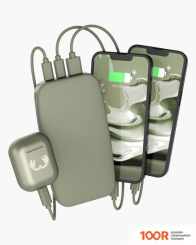 Внешний аккумулятор Fresh'n Rebel POWER BANK 18000MAH PD (DRIED GREEN) (229574)