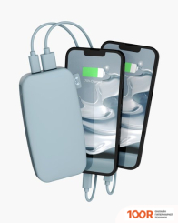 Внешний аккумулятор Fresh'n Rebel POWER BANK 12000MAH PD (DUSKY BLUE) (229560)