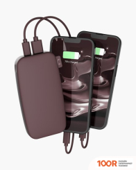 Внешний аккумулятор Fresh'n Rebel POWER BANK 12000MAH PD (DEEP MAUVE) (229556)