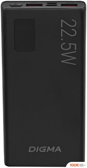 Внешний аккумулятор Digma DGPF10A 10000MAH (ЧЕРНЫЙ) (229521)