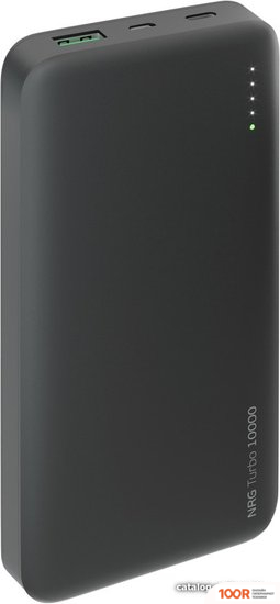Внешний аккумулятор Deppa NRG TURBO 10000MAH (ЧЕРНЫЙ) (229497)