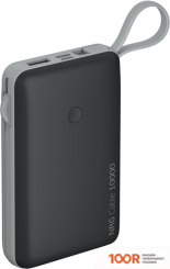 Внешний аккумулятор Deppa NRG QI 10000 MAH (ЧЕРНЫЙ) (229493)