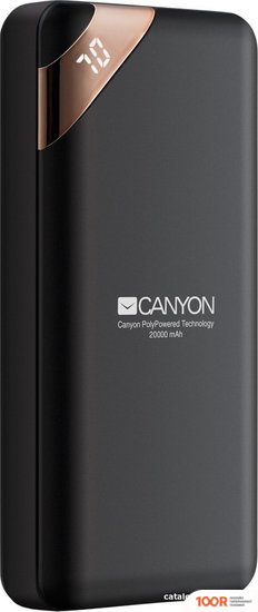Внешний аккумулятор Canyon PB-202 20000MAH (ЧЕРНЫЙ) (229440)