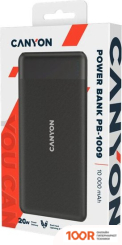 Внешний аккумулятор Canyon PB-109 10000MAH (ЧЕРНЫЙ) (229434)