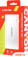 Внешний аккумулятор Canyon PB-108 10000MAH (БЕЛЫЙ) (229431)