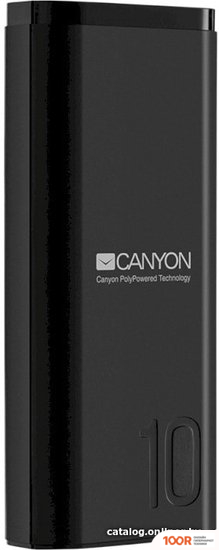Внешний аккумулятор Canyon PB-103 10000MAH (ЧЕРНЫЙ) (229427)