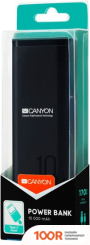 Внешний аккумулятор Canyon PB-103 10000MAH (ЧЕРНЫЙ) (229427)