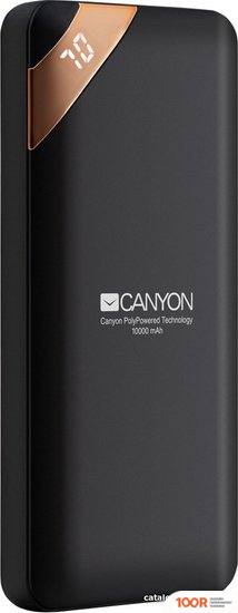 Внешний аккумулятор Canyon PB-102 10000MAH (ЧЕРНЫЙ) (229425)