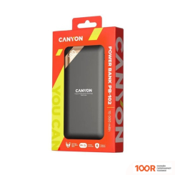 Внешний аккумулятор Canyon PB-102 10000MAH (ЧЕРНЫЙ) (229425)