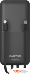 Внешний аккумулятор Canyon PB-1010 10000MAH (ЧЕРНЫЙ) (229423)