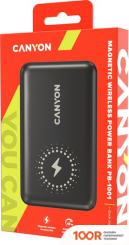 Внешний аккумулятор Canyon PB-1001 10000MAH (ЧЕРНЫЙ) (229422)