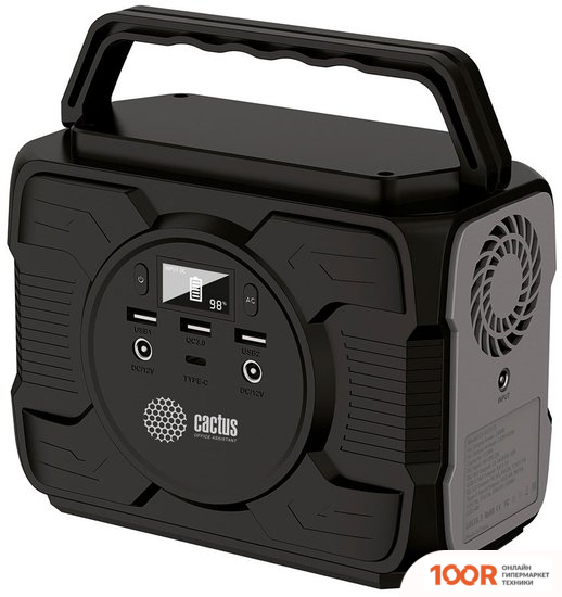 Внешний аккумулятор CACTUS CS-PCS172 (ЧЕРНЫЙ) (229415)