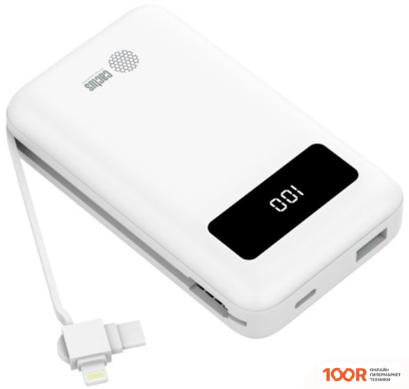 Внешний аккумулятор CACTUS CS-PBFSNT-10000 (БЕЛЫЙ) (229408)