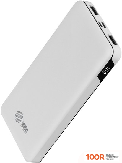 Внешний аккумулятор CACTUS CS-PBFSKT-10000 (БЕЛЫЙ) (229405)