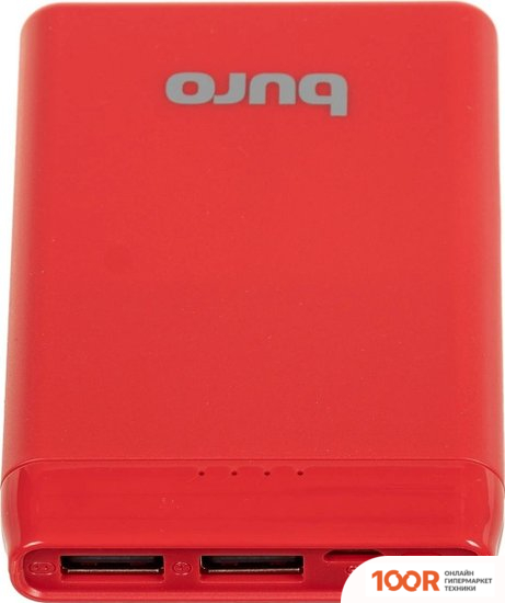 Внешний аккумулятор Buro BP05B 5000MAH (КРАСНЫЙ) (229387)