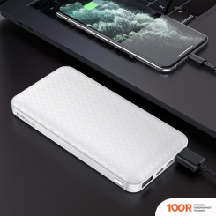 Внешний аккумулятор Borofone BJ3 MINIMALIST 10000MAH (БЕЛЫЙ) (229307)