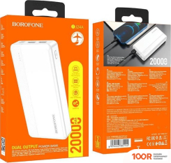 Внешний аккумулятор Borofone BJ24A 20000MAH (БЕЛЫЙ) (229299)