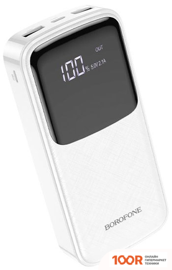 Внешний аккумулятор Borofone BJ17A MIKE 20000MAH (БЕЛЫЙ) (229283)
