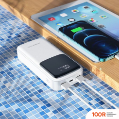 Внешний аккумулятор Borofone BJ17A MIKE 20000MAH (БЕЛЫЙ) (229283)