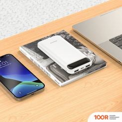 Внешний аккумулятор Borofone BJ14 FREEWAY 10000MAH (БЕЛЫЙ) (229276)