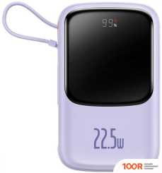 Внешний аккумулятор Baseus QPOW PRO DIGITAL DISPLAY FAST CHARGE 10000MAH (СИРЕНЕВЫЙ) (229225)