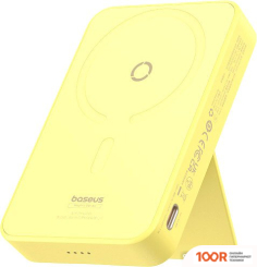 Внешний аккумулятор Baseus MAGPRO MAGNETIC BRACKET WIRELESS FAST-CHARGING POWER BANK 20W 5000MAH (ЖЕЛТЫЙ) (229190)