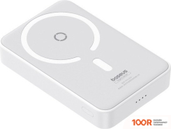 Внешний аккумулятор Baseus MAGPRO MAGNETIC BRACKET WIRELESS FAST-CHARGING POWER BANK 20W 5000MAH (БЕЛЫЙ) (229189)