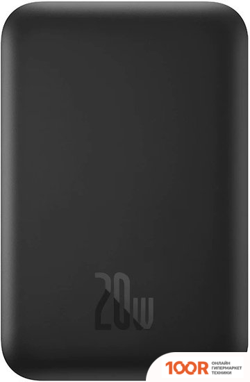 Внешний аккумулятор Baseus MAGNETIC WIRELESS PPCX020001 6000MAH (ЧЕРНЫЙ) (229182)