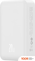Внешний аккумулятор Baseus MAGNETIC MINI WIRELESS FAST CHARGE POWER BANK 20W 20000MAH (БЕЛЫЙ) (229158)