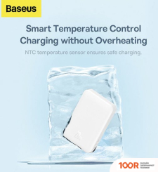 Внешний аккумулятор Baseus MAGNETIC MINI WIRELESS FAST CHARGE POWER BANK 10000MAH 20W (ЧЕРНЫЙ) (229157)