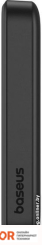 Внешний аккумулятор Baseus MAGNETIC MINI AIR WIRELESS FAST CHARGE POWER BANK 20W 10000MAH (ЧЕРНЫЙ) + БРЕНДИРОВАННЫЙ БРЕЛОК BASEUS (229146)