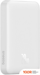 Внешний аккумулятор Baseus MAGNETIC MINI AIR WIRELESS FAST CHARGE POWER BANK 20W 10000MAH (БЕЛЫЙ) + БРЕНДИРОВАННЫЙ БРЕЛОК BASEUS (229142)