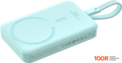 Внешний аккумулятор Baseus MAGNETIC FAST CHARGE POWER BANK TYPE-C EDITION 30W 10000MAH (МЯТНЫЙ) (229139)