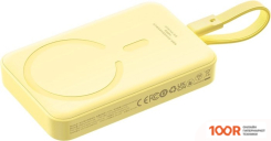 Внешний аккумулятор Baseus MAGNETIC FAST CHARGE POWER BANK TYPE-C EDITION 30W 10000MAH (ЖЕЛТЫЙ) (229138)