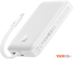 Внешний аккумулятор Baseus MAGNETIC FAST CHARGE POWER BANK TYPE-C EDITION 30W 10000MAH (БЕЛЫЙ) (229137)