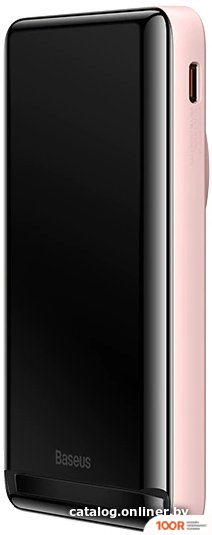 Внешний аккумулятор Baseus MAGNETIC BRACKET WIRELESS FAST CHARGE 10000MAH (РОЗОВЫЙ) (229131)